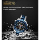 Luxury Brand NAVIFORCE Digital Sport Watch For Men Steel Band Waterproof Chronograph Alarm Clock Luminous Quartz Wrist watch Man
