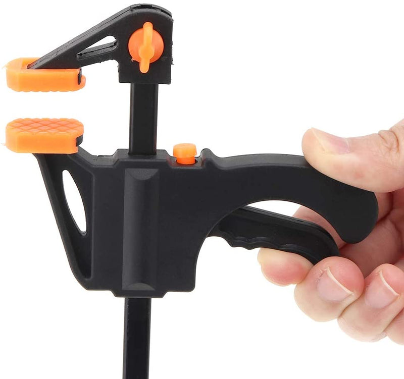 Spreader Work Bar Clamp F Clamp Gadget Tool DIY Hand Speed Squeeze Quick Ratchet Release Clip Kit 4 Inch Wood Working