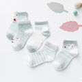 5Pairs/lot 0-3Y Infant Baby Socks Baby Socks for Boys Girls Cotton Mesh Newborn Toddler First Walkers Baby Clothes Accessories
