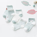 5Pairs/lot 0-3Y Infant Baby Socks Baby Socks for Boys Girls Cotton Mesh Newborn Toddler First Walkers Baby Clothes Accessories