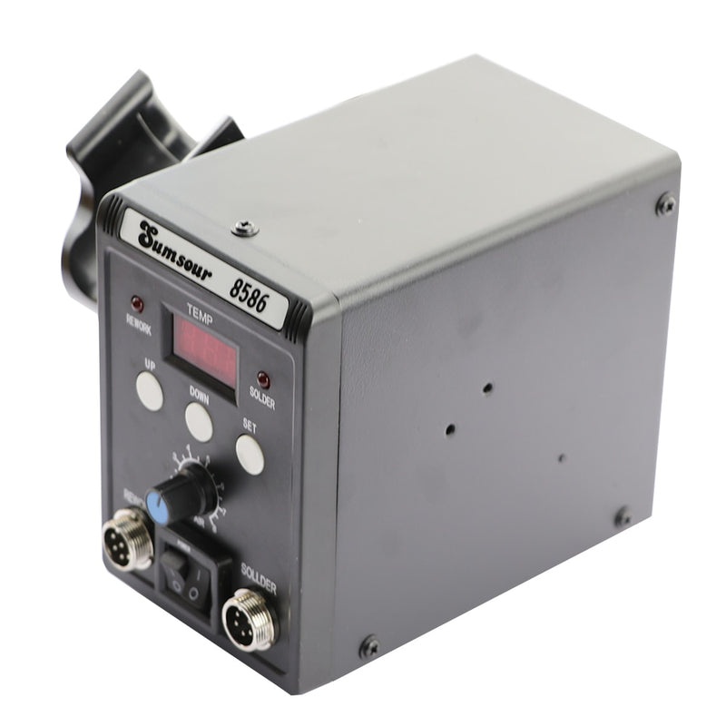 Soldering Station 8586 760W 2 in 1 Digital Display SMD Rework Hot Air Gun Solder Iron 220V ESD Welding Desoldering Repair Tools