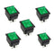 Latching Rocker Switch Power Switch I/O 4 Pins with Light 16A 250VAC 20A 125VAC KCD4