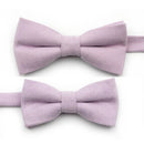 NEW Macarons Solid Color Men Bow Tie Super Soft Suede Classic Shirts Bowtie Bowknot Adult Child Butterfly Cravats For Wedding