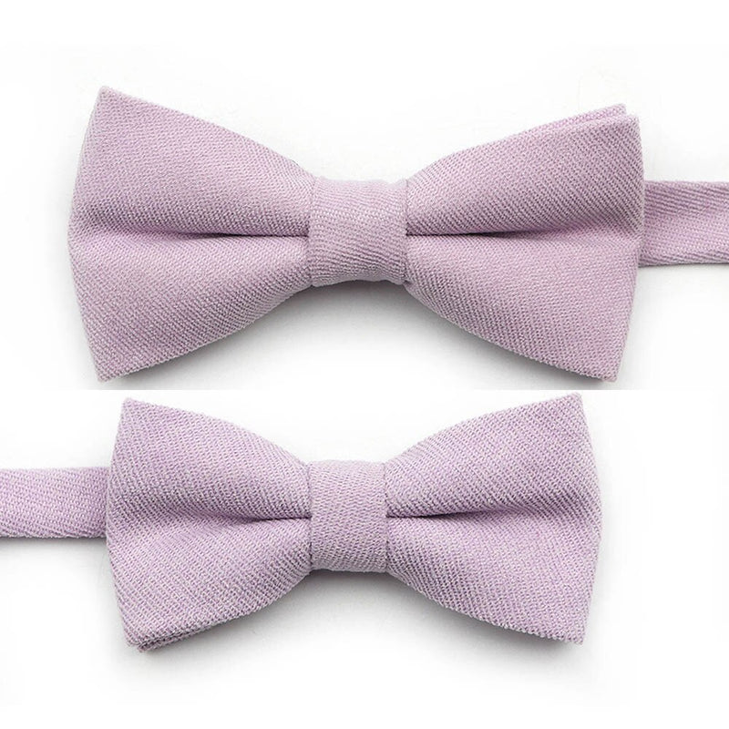 NEW Macarons Solid Color Men Bow Tie Super Soft Suede Classic Shirts Bowtie Bowknot Adult Child Butterfly Cravats For Wedding
