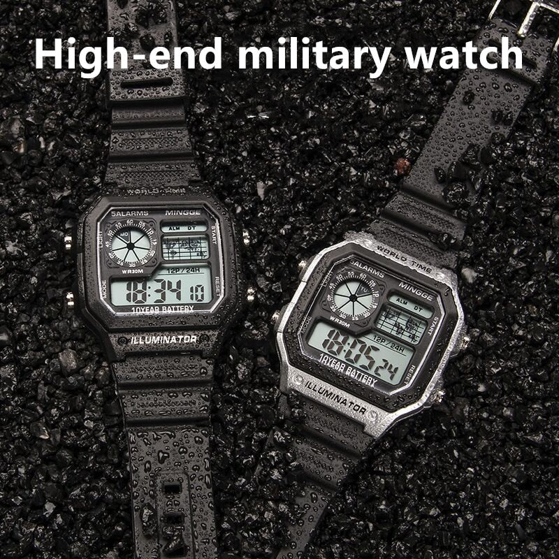 2021 new Military Digital Watches Men Sports Luminous Chronograph Waterproof Male Electronic Wrist Watches Relogio Masculino