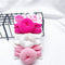 3Pcs/set Baby Headband Floral Solid Color Dot Printed Pink Bows Newborn Baby Girl Headband Hair Accessories Girls Turban