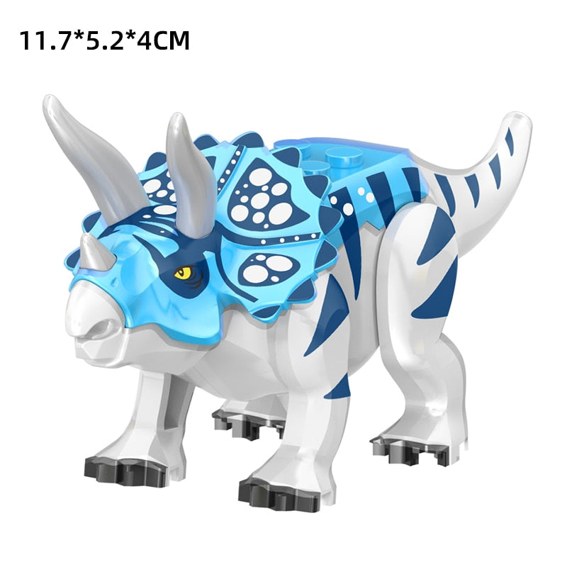 Jurassic Dinosaur Building Blocks Toys Park Compatible Major Brand Gifts Simulation Animal Rex Raptor Ankylosaur Christmas Gifts