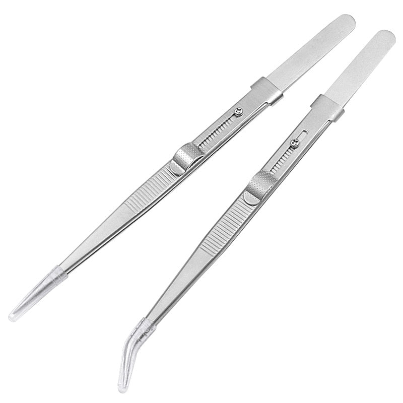 Professional stainless steel high quality jewelry tweezers for DIY diamond gem jewelry Jeweler&