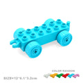 Car Model Children Assemble Toys Big Building Blocks City Traffic Parts Vehicle Trailer Chassis Boat Motorcycle Compatible brick