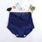 V-neck High Waist Underwear Women Cotton Lace Panties Hot Temptation Girls Belly Briefs