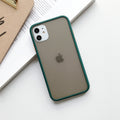 Solid Colors Silicone Shock Proof Phone Case For iPhone 11 Pro Max XR XS Max 6S 8 7 Plus