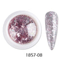 Crystal Fire Opal Flakes Nail Sequins Purple Holographic Glitter DIY Chrome Powder for Spring Nails Manicure Paillettes GL1857