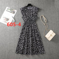 Summer New 2021 Women&#39;s Elegant Sundress Slim Sleeveless Woman Sundress Ruffles Knee Length Clothes Red Beach Party Dresses For