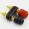 Quality Banana plugs Couple Terminals Red Black Connector Amplifier Terminal Binding Post Banana Speaker Plug Jack