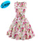 2016 vintage sleeveless print dress grand dress 1285 banquet dress