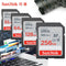 SanDisk Ultra Original SD card 8GB 16GB 32GB SDHC 64GB 128GB 256GB SDXC Class10 Memory Card C10 R80mb/s USH-1 Support for Camera