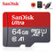100% SanDisk A1 Memory Cards camera card 16GB 32GB 64GB Micro SDcard 128GB 120MB/s Class 10 UHS-1 Flashcard Microsd TF/SD Card