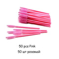 Disposable Eyelash Brush 25/50 Pcs Crystal Eye Brush Diamond Handle Mini Mascara Wands Brush Eyelash Extension Makeup Brush Set