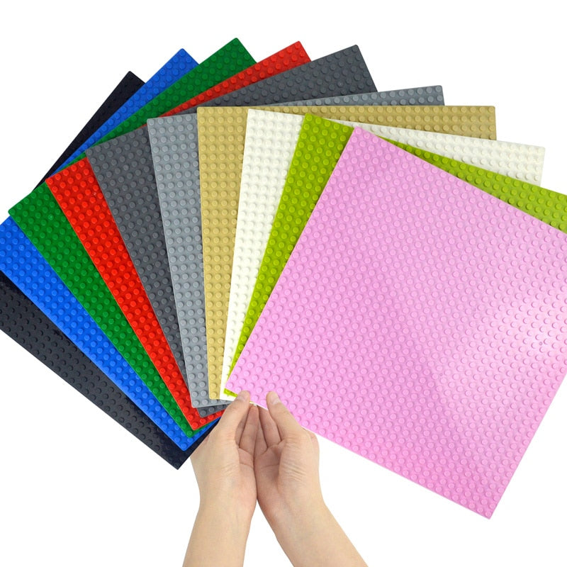 32x32 32x16 Dots Classic Base Plates Blocks Small Size DIY Bricks Baseplates ABS Plastic Assembly Plate Blocks For Children Kids
