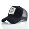 Fashion Animals Embroidery Baseball Caps Men Women Snapback Hip Hop Hat Summer Breathable Mesh Sun Gorras Unisex Streetwear Bone
