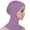New Fashion Muslim Underscarf Women Veil Hijab Islamic Soft Cotton Solid Color Elastic Comfortable Breathable Casual Turbans