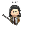 Superhero Building block Loki Iron Man Moon Knight Hulk Thor Captain America Venom Groot Thanos Vision Khonsu Deadpool Brick Toy