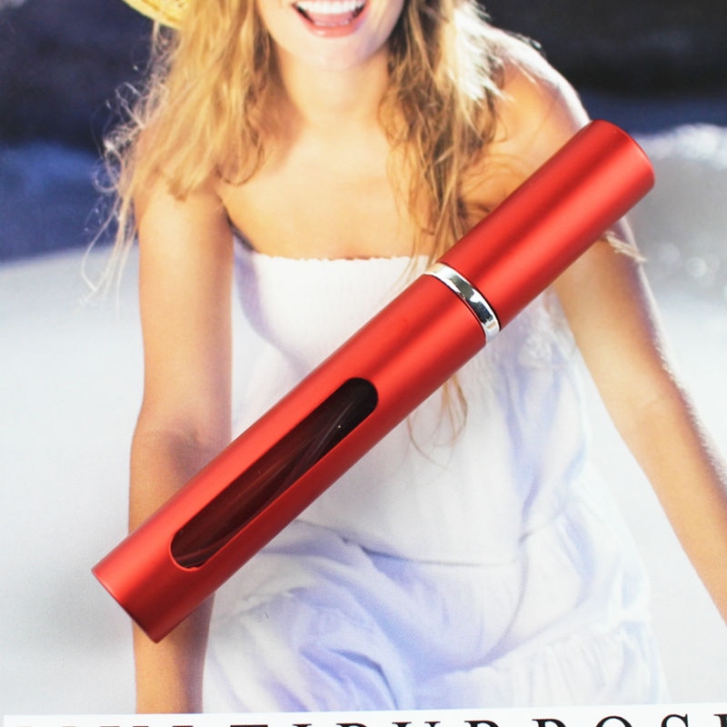 1PC Top Quality 5ml Perfume Bottle Mini Metal Sprayer Refillable Aluminum Perfume Atomizer Travel Size