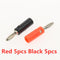 10Pcs/set Male Female J072 4mm Banana Plug Male And Female To Insert Connector Banana Pin DIY Model