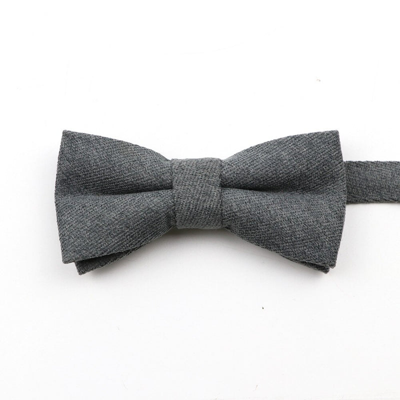NEW Macarons Solid Color Men Bow Tie Super Soft Suede Classic Shirts Bowtie Bowknot Adult Child Butterfly Cravats For Wedding