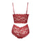 Sexy Lingerie Underwear Suits For Women Black Shorts Solid Lace White Vest Camisole Tube Top Panties Flower Printed Christma