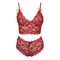 Sexy Lingerie Underwear Suits For Women Black Shorts Solid Lace White Vest Camisole Tube Top Panties Flower Printed Christma