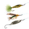 Wifreo 50PCS/bag Fly Fishing Snap Quick Change for Flies Hook Lures Stainless Steel Lock Black Fishing Snaps Lures Clip Link