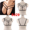 Pentagram Harness For Women Cheapest Garter Belt Erotic Goth Accessories Bondage Cupless Bra Festival Clothes Rave Sexy Lingerie
