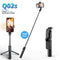 FANGTUOSI Wireless bluetooth selfie stick foldable mini tripod with fill light shutter remote control for IOS Android