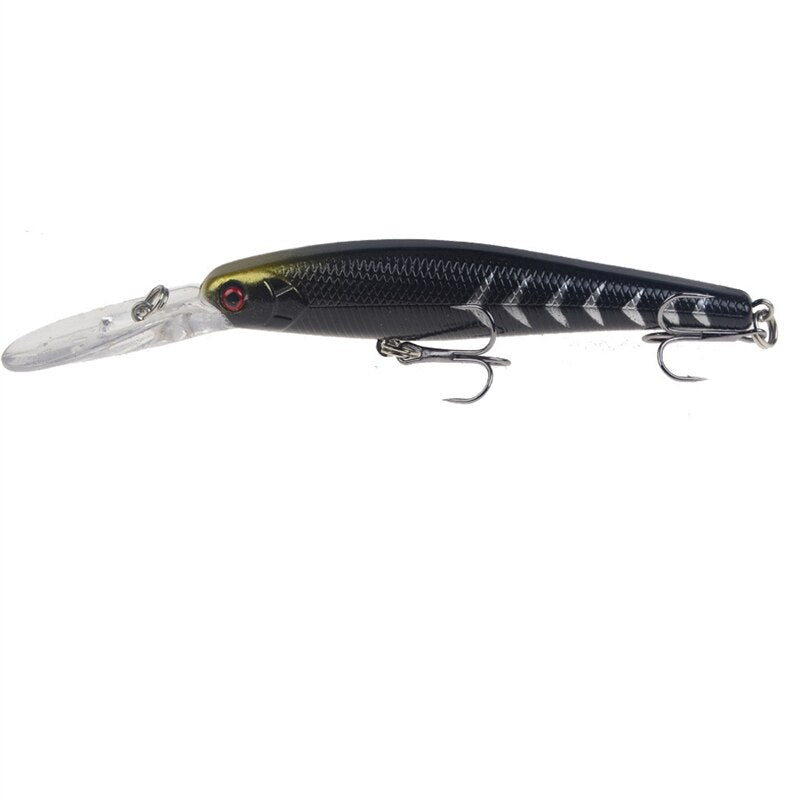 1 PCS 12.5cm 14g japan Hard Bait Laser Minnow Fishing Lure Pesca Hook Fish Wobbler Crankbait Tackle Artificial Lures FD-36