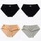 4 PCS/Lot Seamless Panties For Women Plain Panties Slip Silk Female Underwear Soft Thin Light Panti Culotte Femme Underpants