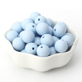 12mm 20pcs Silicone Baby Beads Round Teether Teething Beads DIY Pacifier Chain Necklace Pendant Toys BPA Free Baby Accessories