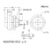 7Pcs PBS-33b 2Pin Mini Switch 12mm 12V 1A Waterproof momentary Push button Switch since the reset Non-locking