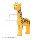 Multiple Styles Big Size Building Blocks Animals Accessories Figures Farm Zoo DIY Bricks Education Assemble Toys For Children