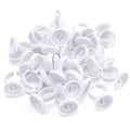 Wholesale 50/100Pcs Disposable Eyelash Extension Glue Rings,Eyelash Extension Glue Holder Holder glue container Tattoo Pigment