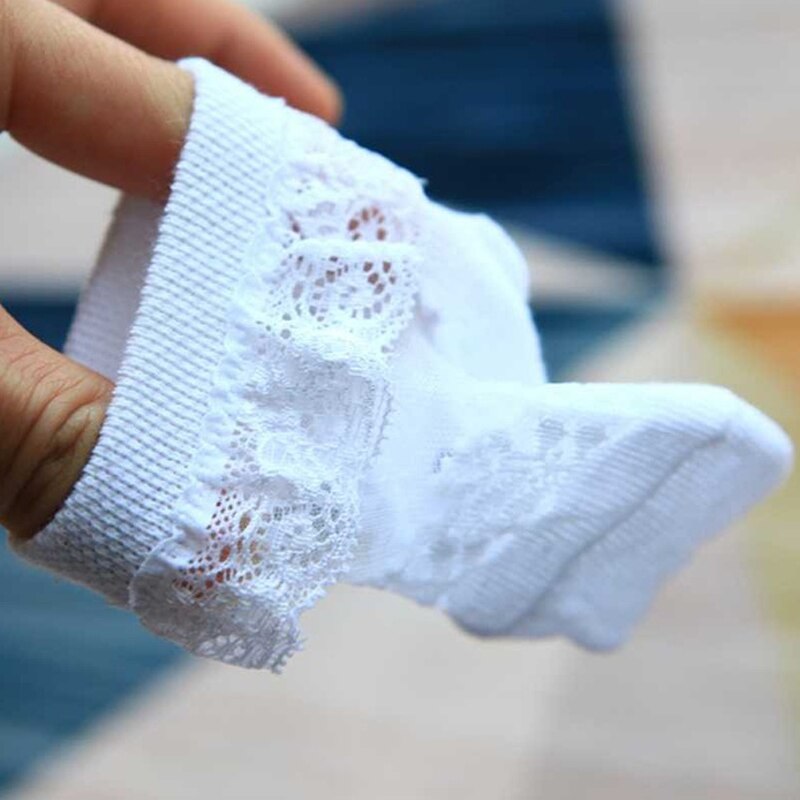 Cute Lace Flower Mesh Summer Newborn Baby Socks Cotton Baby Girl Socks See Through Anti Slip Socks Calcetines Skarpetki Sokke