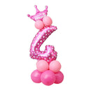 Happy Birthday Balloon 1 2 3 4 5 6 Foil Balloons Air Baloons 1st Birthday Party Decorations Kids Babyshower Baby Shower Boy Girl