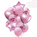 Happy Birthday Balloon 1 2 3 4 5 6 Foil Balloons Air Baloons 1st Birthday Party Decorations Kids Babyshower Baby Shower Boy Girl