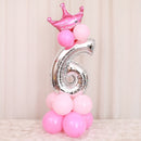 Happy Birthday Balloon 1 2 3 4 5 6 Foil Balloons Air Baloons 1st Birthday Party Decorations Kids Babyshower Baby Shower Boy Girl