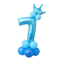 Happy Birthday Balloon 1 2 3 4 5 6 Foil Balloons Air Baloons 1st Birthday Party Decorations Kids Babyshower Baby Shower Boy Girl