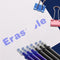 200Pcs Erasable Pen Refills Set Blue Black Ink Writing Gel Pens Refills Washable handle for School Office Stationery Supplies