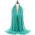 72*175cm Hijab Chiffon 2021 Maxi Big Size Scarf For Muslim Women Headscarf Ladies Headwraps Pashmina Hijab Muslim Fashion Islam