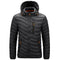 Men&#39;s 2021 Autumn Winter Classic Hooded Warm Parkas Jacket Coat Men Outwear Casual Vintage Detachable Hat Outfits Warm Parka Men