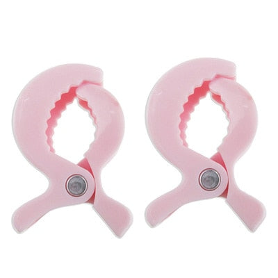 2pc/lot Baby Colorful Car Seat Accessories Plastic Pushchair Toy Clip Pram Stroller Peg To Hook Cover Blanket Mosquito Net Clips
