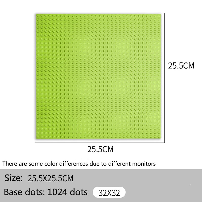 32*32 50*50 Dots Classic Base Plates Blocks DIY Small Size City Road Bricks Baseplates Construction Building Toys For Kids Gifts